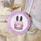 喜滋滋獨家設計/陶瓷吸水杯墊-Happy smile兔 | 1 入