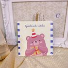 喜滋滋獨家設計/陶瓷吸水杯墊-Good Luck Wishs熊 | 1 入