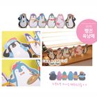 韓國趣味折疊造型卡片-企鵝好朋友 | 1 入