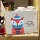 聖誕動物的祝福聖誕卡-狐狸 | 1 入