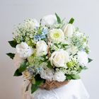 白雪典雅花籃 1入