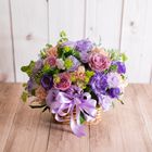 永恆紫溫柔花籃 H28 x W30 x D20cm 1入