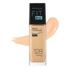 Maybelline Fit Me Matte and Poreless Liquid Foundation No.128 Warm Nude 30ml (ZM Opened & Checked)