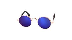 Glasses For Cat 7.5 X 3Cm Mercury Blue 1 Piece