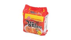 Ottogi Kimchi Ramen Noodles 5 Pack 600g
