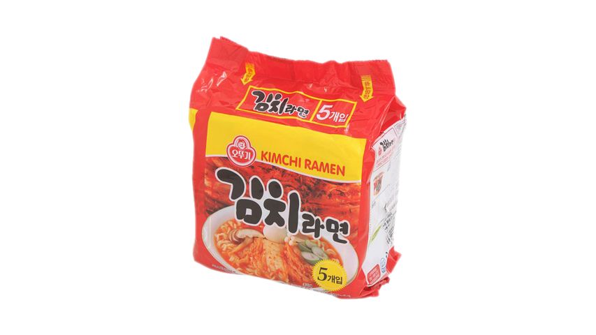 Ottogi Kimchi Ramen Noodles 5 Pack 600g