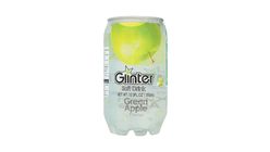 Glinter Sparkling Drink Green Apple Flavor 350ml