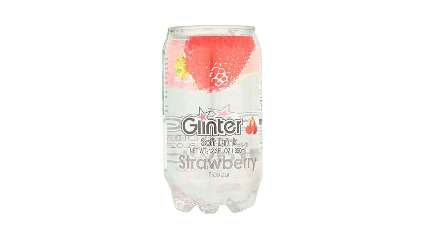 Glinter Sparkling Drink Strawberry Flavor 350ml