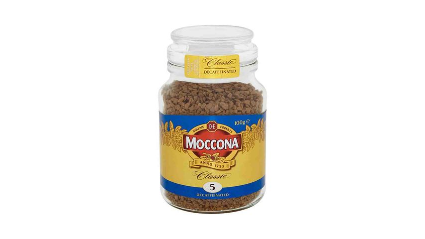 Moccona Classic No.5 Decaffeinated Freeze Dried Coffee 100g