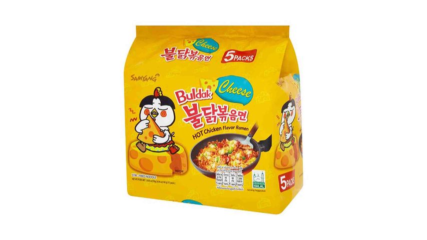 Samyang Hot Chicken Cheese Ramen 5s x 140g
