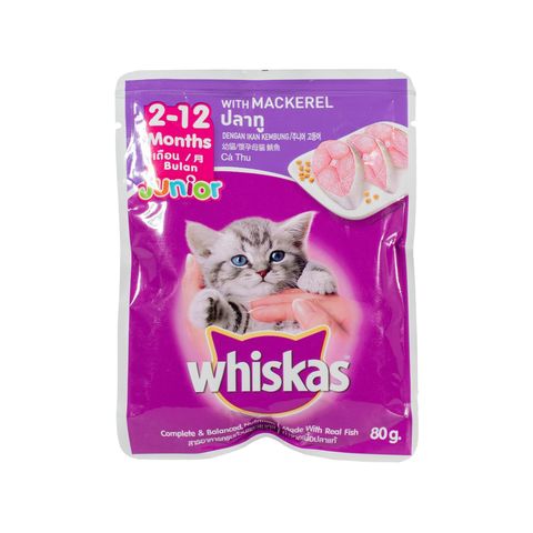 Whiskas Junior Mackerel 80g