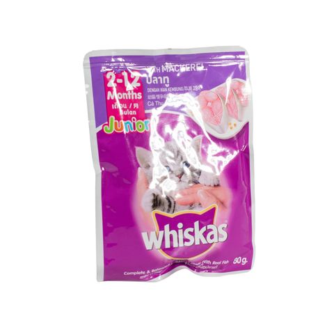 Whiskas Junior Mackerel 80g