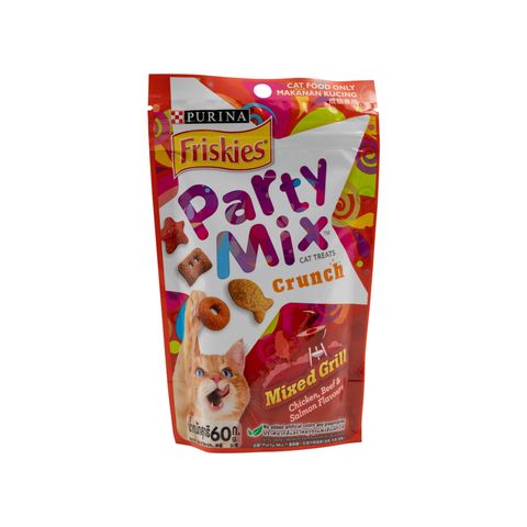 Friskies Party Mix Mixed Grill Cat Pets Treats 60g