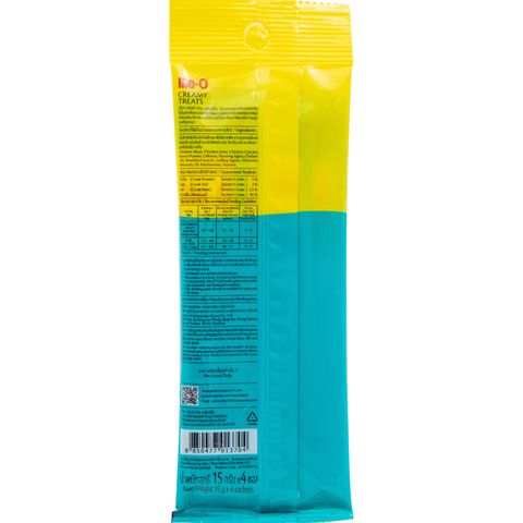 Me-O Creamy Treats Bonito 4 x 15g