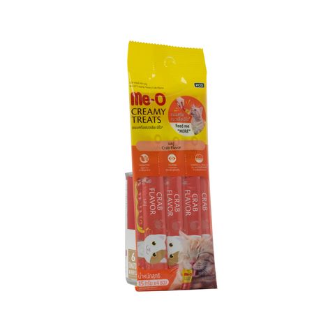 Me-O Creamy Treats Crab 4 x 15g