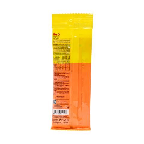 Me-O Creamy Treats Salmon Flavor 4 x 15g (00001)
