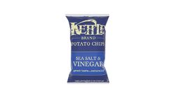 Kettle Sea Salt and Vinegar Potato Chips 142g