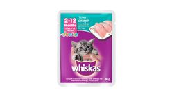 Whiskas Pouch Junior Tuna Wet Cat Food 2-12 Months 80g