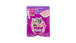 Whiskas Pouch Junior Mackerel Cat Wet Food 2-12 Months 80g