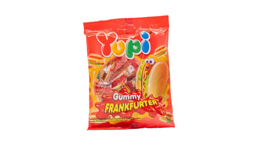 Yupi Gummy Frankfurter Candy 84g