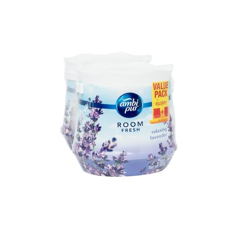 Ambi Pur Relaxing Lavender Scented Room Fresh Gel 2 x 180g