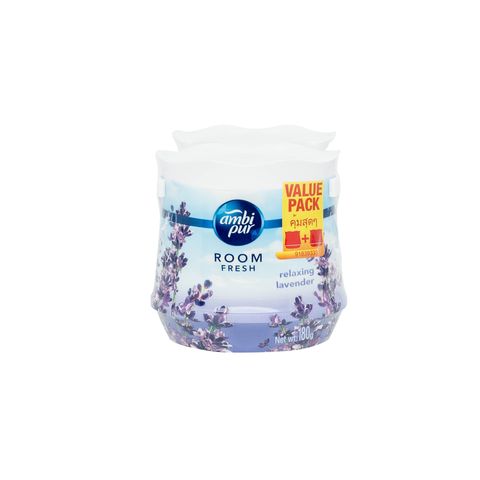 Ambi Pur Relaxing Lavender Scented Room Fresh Gel 2 x 180g