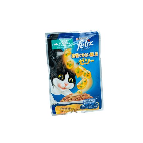 Purina Felix Sensation Adult C/F With Tuna & Spinach in Jell 85g