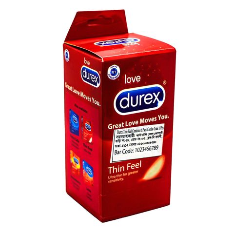 Durex Condoms Thin Feel 18 Pieces