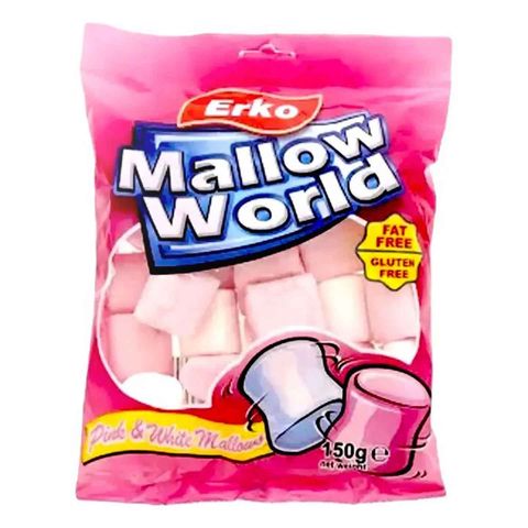 Erko Mallow World Pink & White Marshmallow 150g