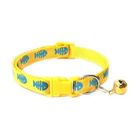 Adjustable Fish Print Collar Yellow 1 Piece