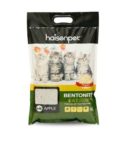 Haisenpet Bentonite Cat Litter Apple 5L