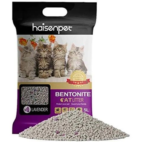 Haisenpet Bentonite Cat Litter Lavender 5L