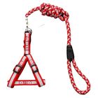 Reflective Harness Leash For Cats Dogs And Puppy RED M 1 Piece