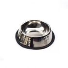Stainless Steel Pet Cat & Puppy Food Bowl 15Cm 1 Piece