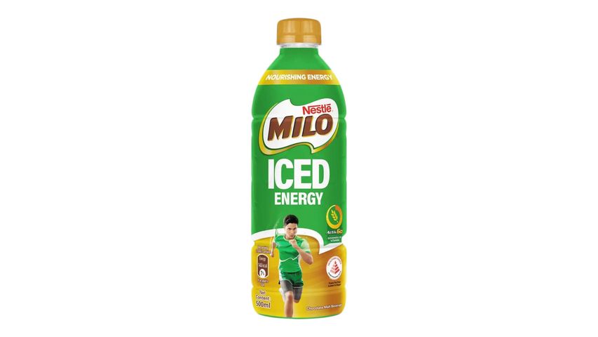 MILO Iced Energy Chocolate Malt Bottle Drink 500ml