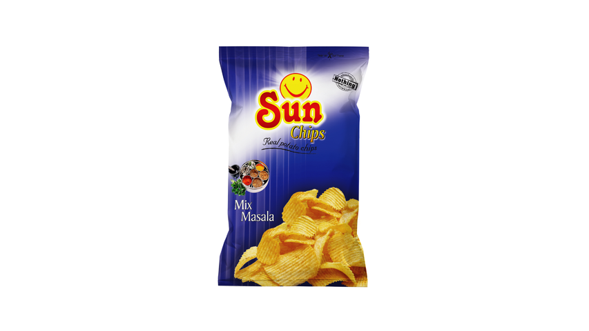 Sun Potato Chips Mix Masala 35g (±3g)