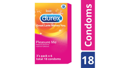 Durex Condoms Pleasure Me 18 Pieces