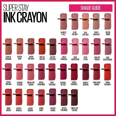 Maybelline New York Superstay Ink Crayon Lipstick No.20 Enjoy The View 3.9g (ZM Opened & Checked)