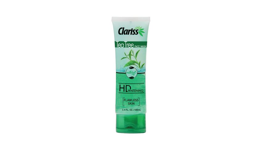 Clariss Face Wash Tea Tree HD Whitening 100ml