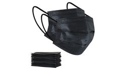 Black Face Mask 50 Pieces