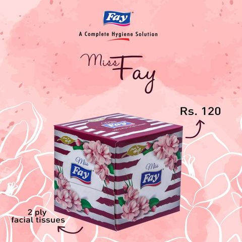 Fay Miss Tissue Box 100 Pieces