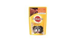 Pedigree Dog Food Wet Pouch Simmered Beef and Vegetables 130g