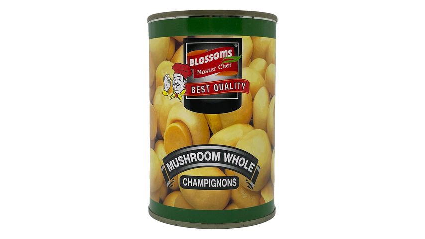 Blossoms Canned Food Whole Mushrooms 1 Unit 400g