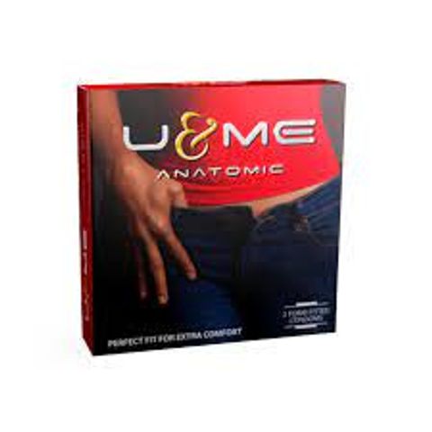 U&ME Anatomic Condom 3pcs