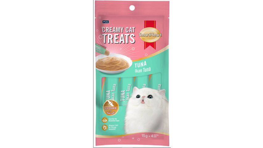 SmartHeart Creamy Cat Treats Tuna Flavor Cat Food 60g
