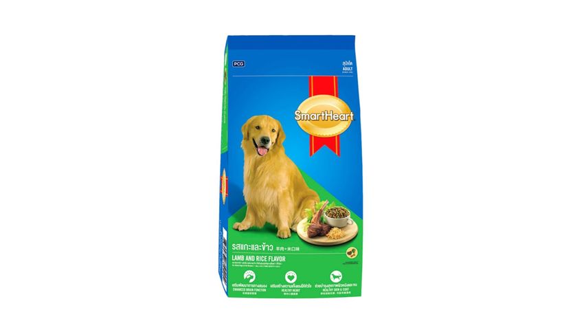 SmartHeart Lamb And Rice Flavoured Adult Dog Food 3kg