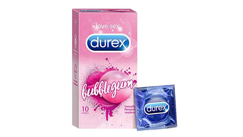 Durex Extra Thin Bubblegum Flavoured Condoms For Men 12 Pieces