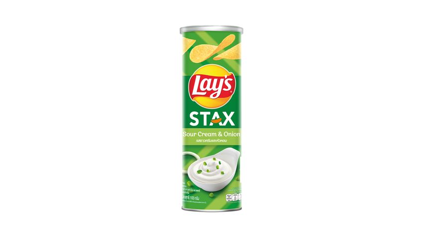 Lay's Stax Sour Cream & Onion Chips 100g