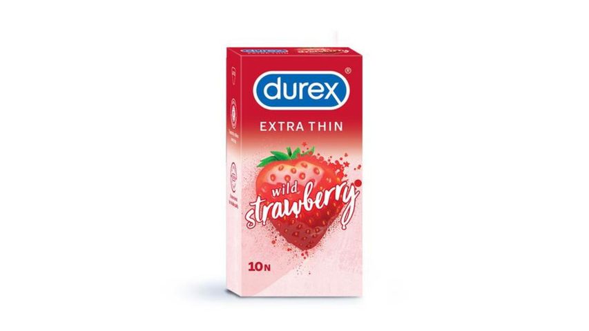Durex Extra Thin Strawberry 12 Packets
