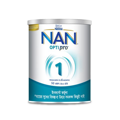 Nestle NAN OPTIPRO 1 Infant Formula Milk Powder (From Birth Onwards) 400g (Tin)